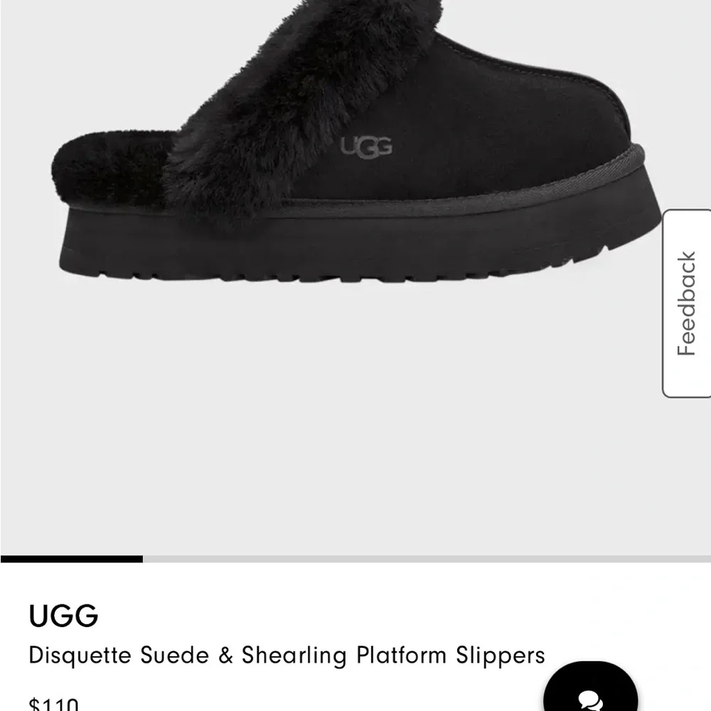 UGG Black Women's Slippers - Picture 2 of 9